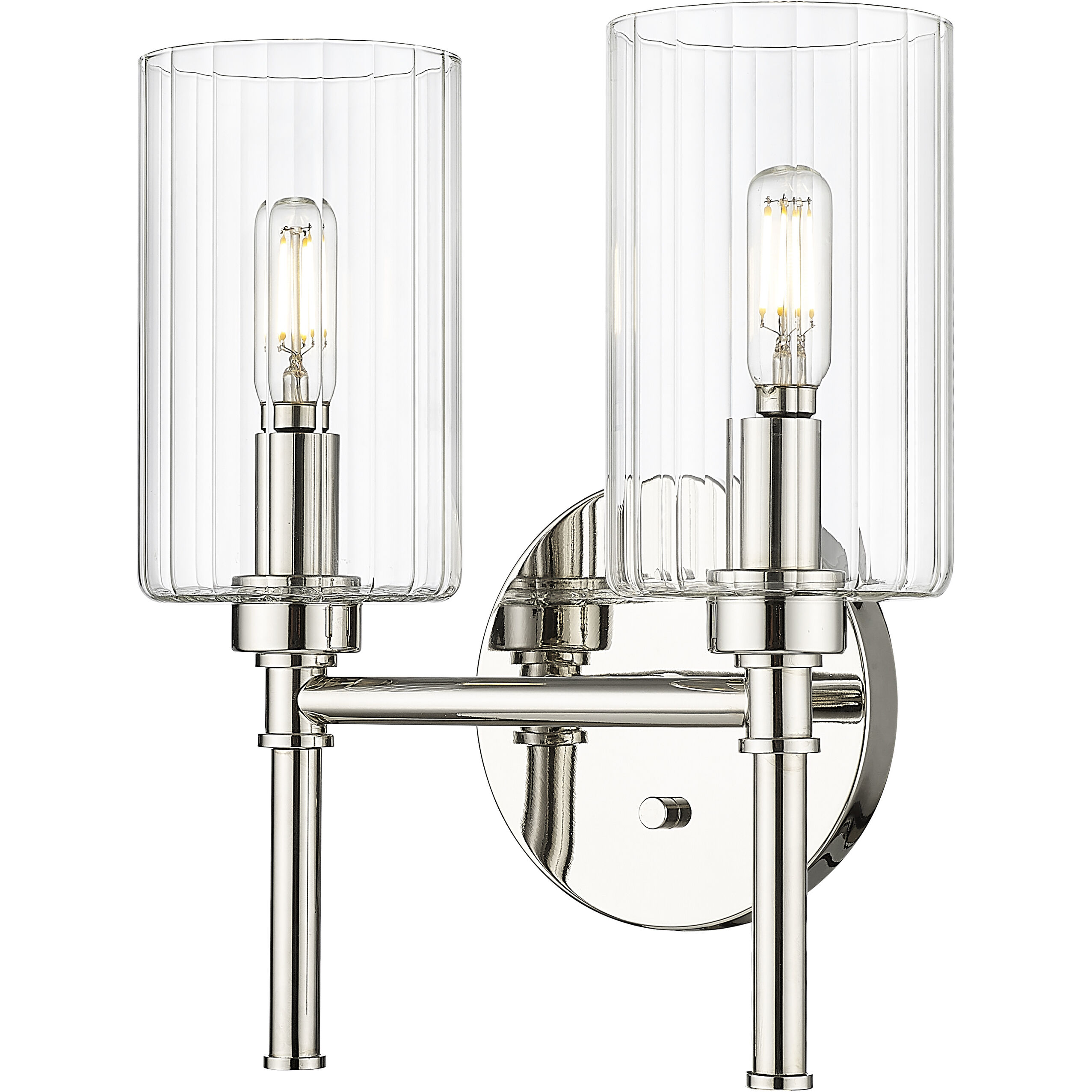 Chastine 2 Light 10.5 inch Polished Nickel Bathroom Vanity Light Wall Light